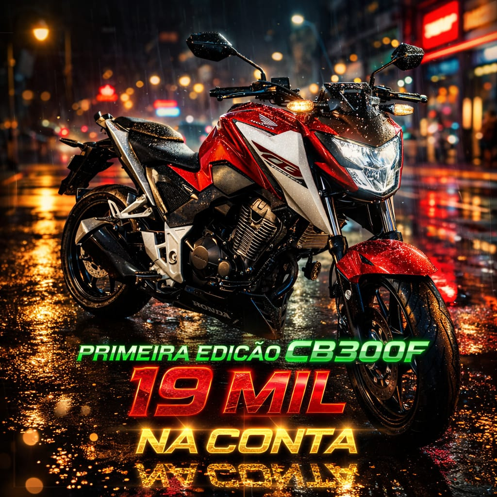 CB 300F OU R$19.000,00